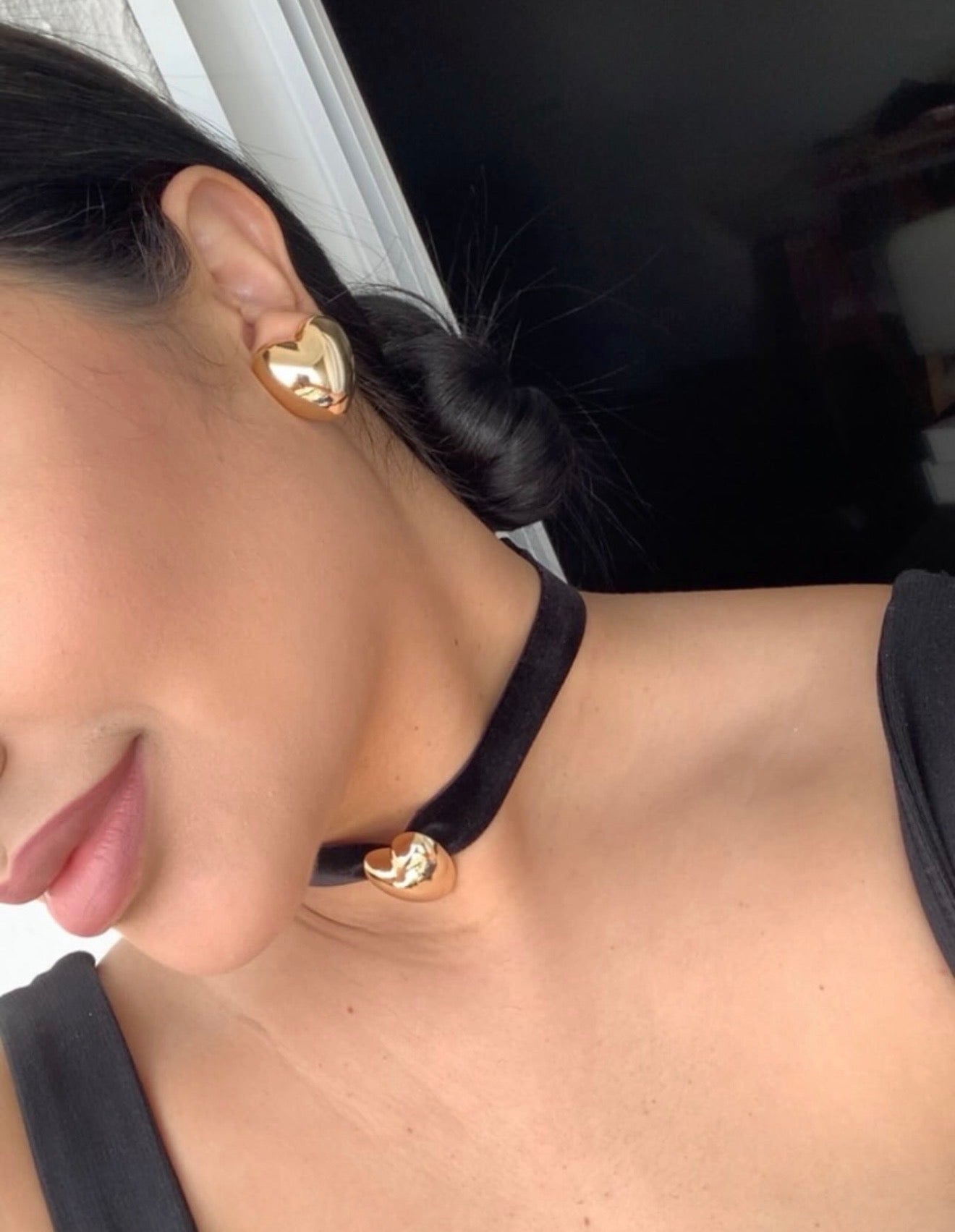 CONJUNTO CHOCKER VELUDO CORACAO