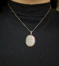 Colar Medalha Nossa Senhora Rainbow