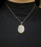 Colar Medalha Nossa Senhora Rainbow