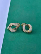 Brinco Amor Entrelaçado Dourado