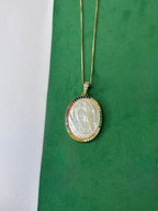 Colar Medalha Nossa Senhora Rainbow