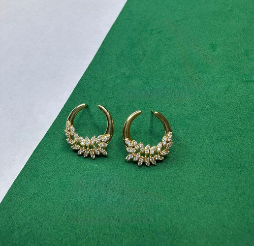 Brinco Argola Cravejada com Zircônias