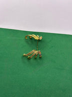 Brinco 4 em 1 Dourado com Zircônias Coloridas