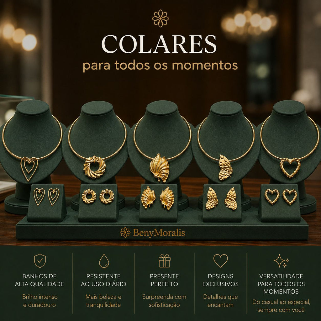 Choker Aro Luxo Feminino