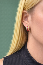 Argola Pink Cravação Invisível